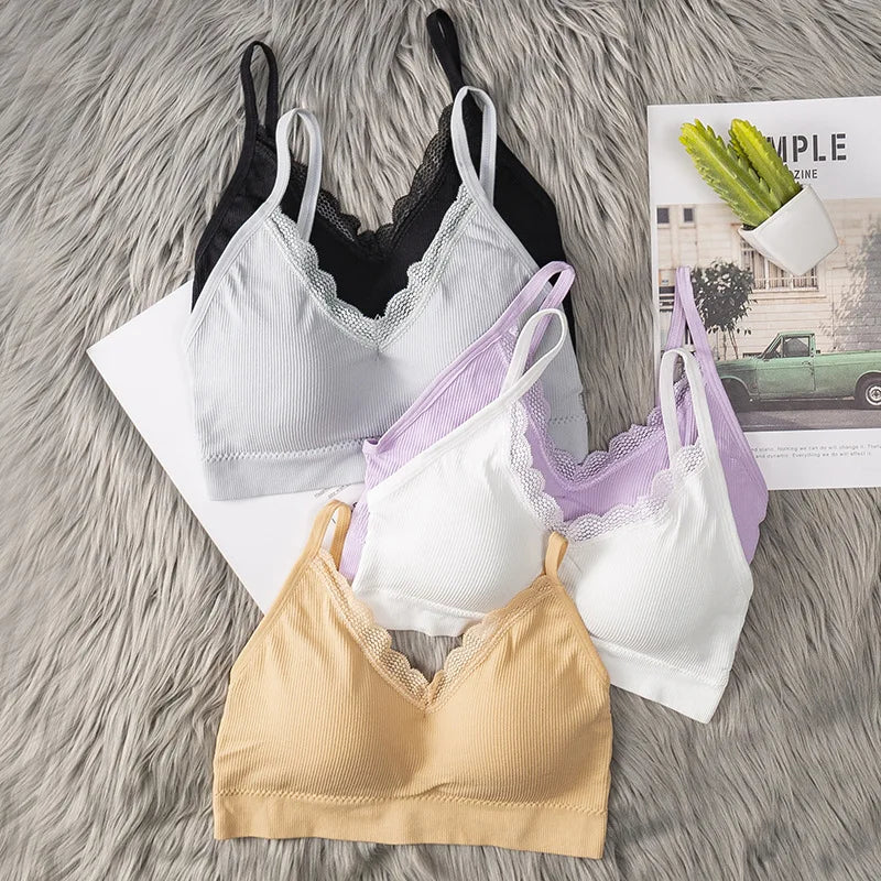CowLost | product_id-womens-seamless-lace-wire-free-tube-top-bra-with-removable-pads |1