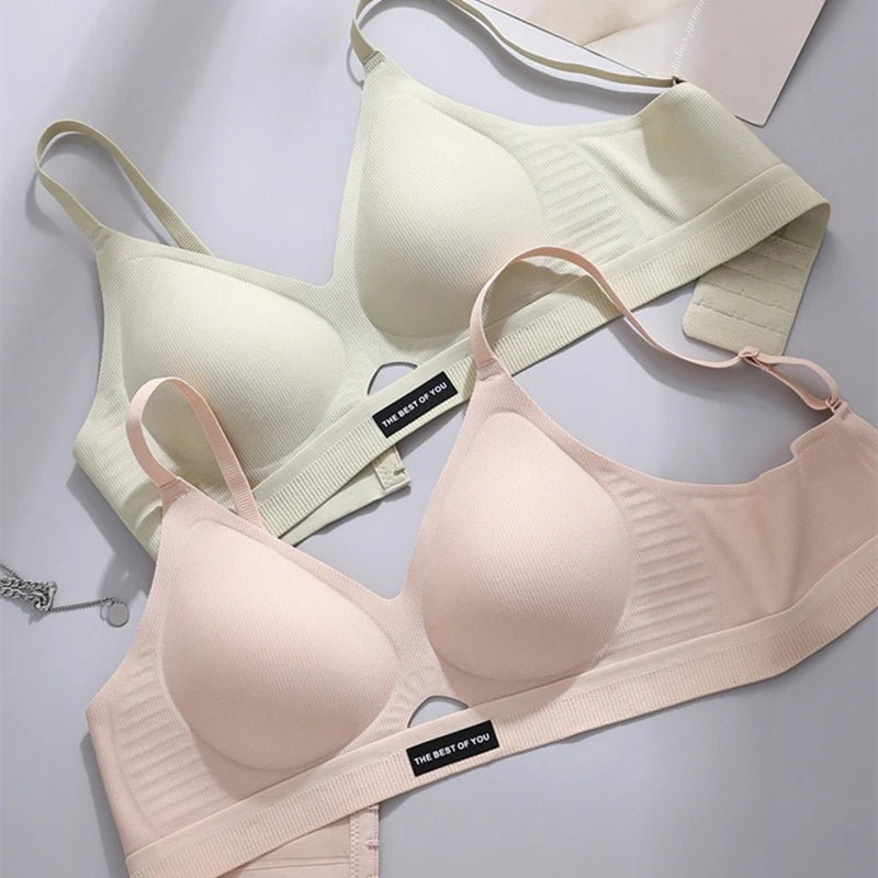 CowLost | product_id-markless-wireless-sports-bra-with-fixed-cups-soft-support-machine-washable-for-women |1