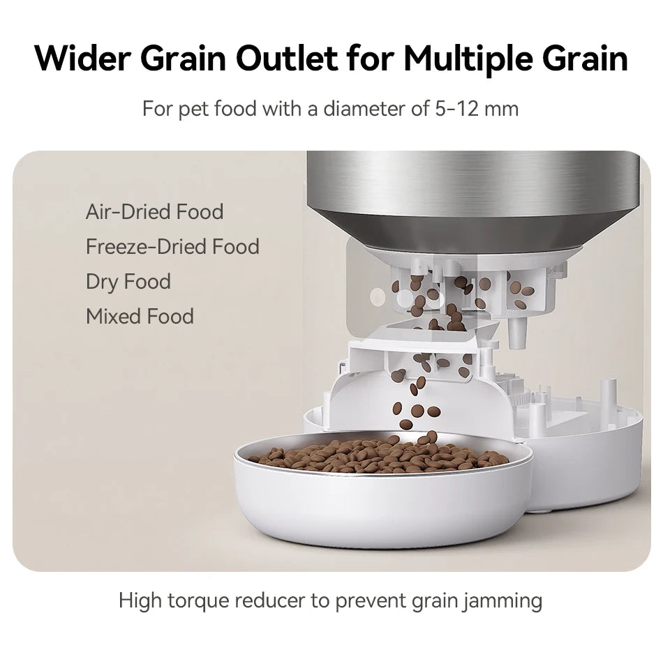 CowLost | cat-food-rojeco-4-5l-stainless-steel-smart-cat-feeder-with-wifi-app-and-voice-control |14