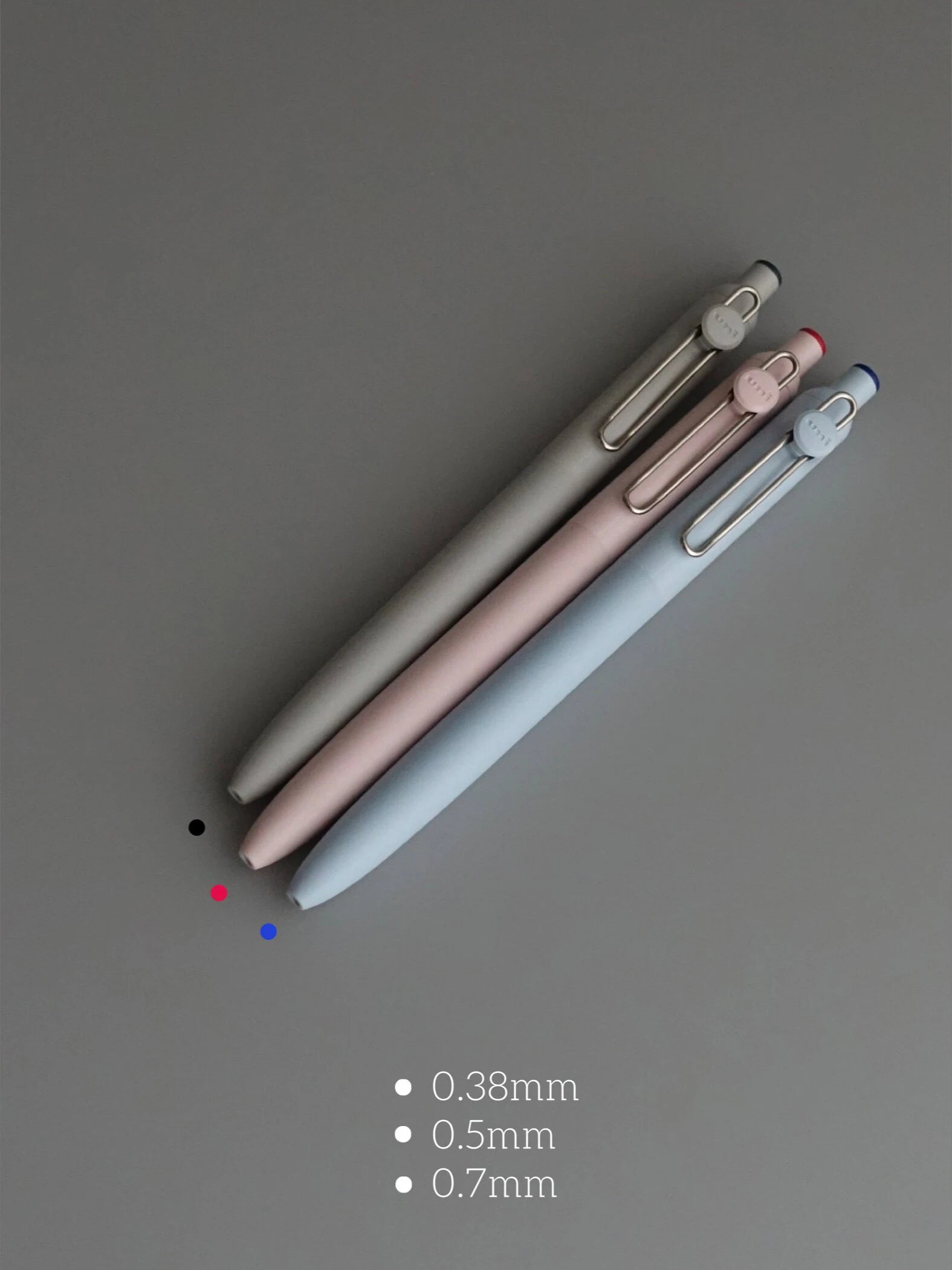 CowLost | product_id-uni-mitsubishi-zento-retractable-gel-pens-0-38-0-5-0-7mm-black-red-blue-for-note-taking-signing |10