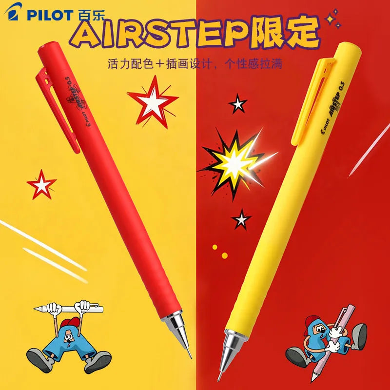 CowLost | product_id-pilot-airstep-has-15-0-5mm-mechanical-pencil-auto-lead-advance-colorful-barrel-stable-writing |2