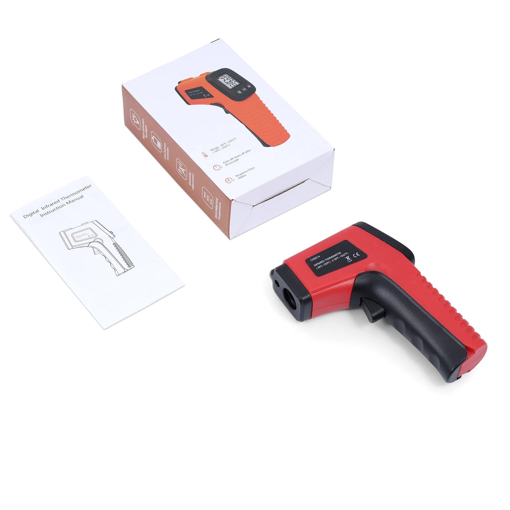 ORIA Infrared Non-Contact Thermometer Gun with Backlit Display and C/F Switch for Industrial and Cooking Use