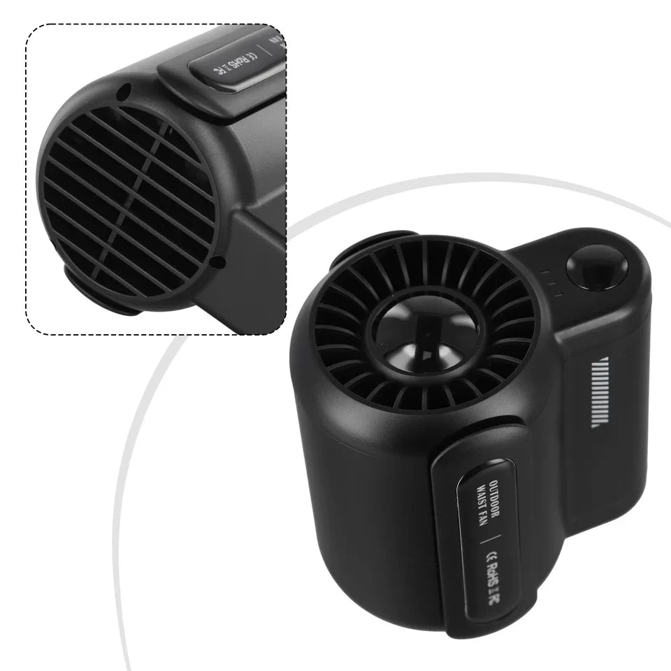 CowLost | product_id-portable-rechargeable-waist-fan-4500mah-mini-personal-cooling-for-travel-outdoor-sports |5