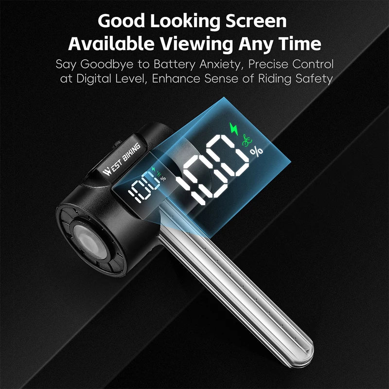 CowLost | west-biking-bicycle-taillight-power-display-intelligent-sensing-navigation-bike-rear-light-type-c-charging-led-mtb-bike-light |3