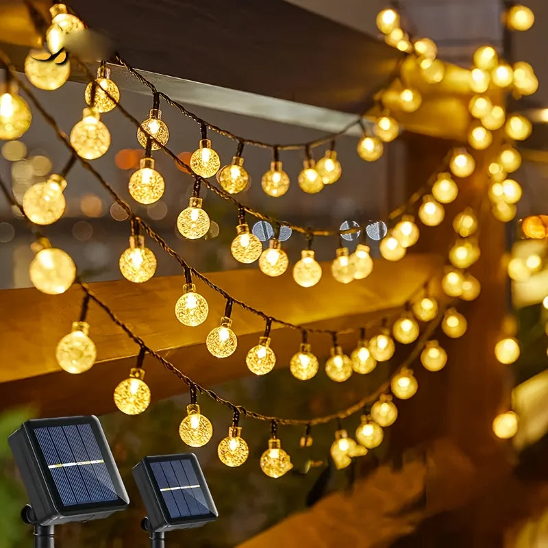 CowLost | led-light-bulbs-product_id-solar-100-led-crystal-globe-string-lights-ip65-waterproof-8-modes-for-outdoor-garden-patio-party |1