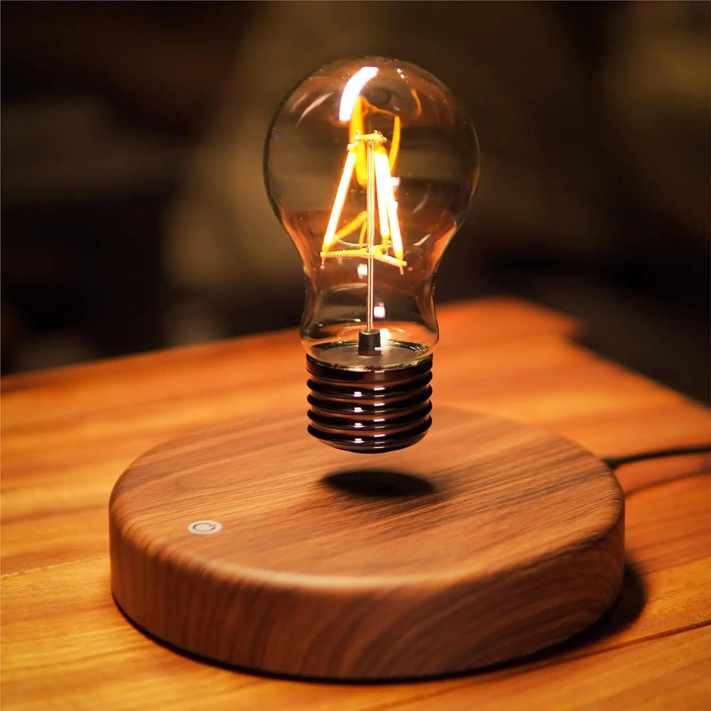Wireless Levitating Magnetic Floating LED Night Light with 360° Rotation for Room and Office
