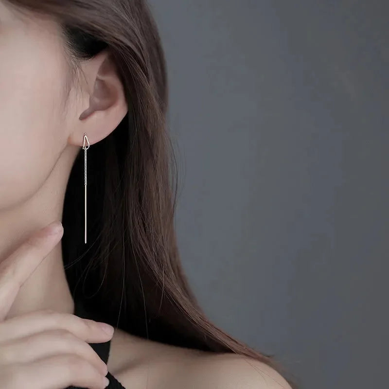 CowLost | vintage-long-tassel-geometric-square-drop-earrings-for-women |40