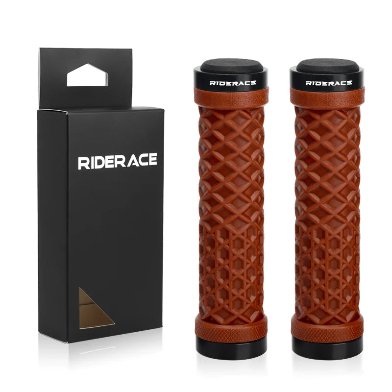 CowLost | riderace-bicycle-handlebar-grips-soft-rubber-mtb-mountain-bike-lock-on-handle-bar-cover-shockproof-anti-slip-ergonomic-cycling |22