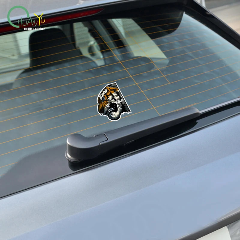 CowLost | reflective-car-sticker-tiger-side-face |7