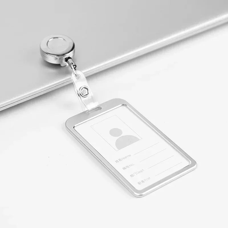 1 Pcs Aluminum Alloy Card Cover Case Bank Business Work Card Holder