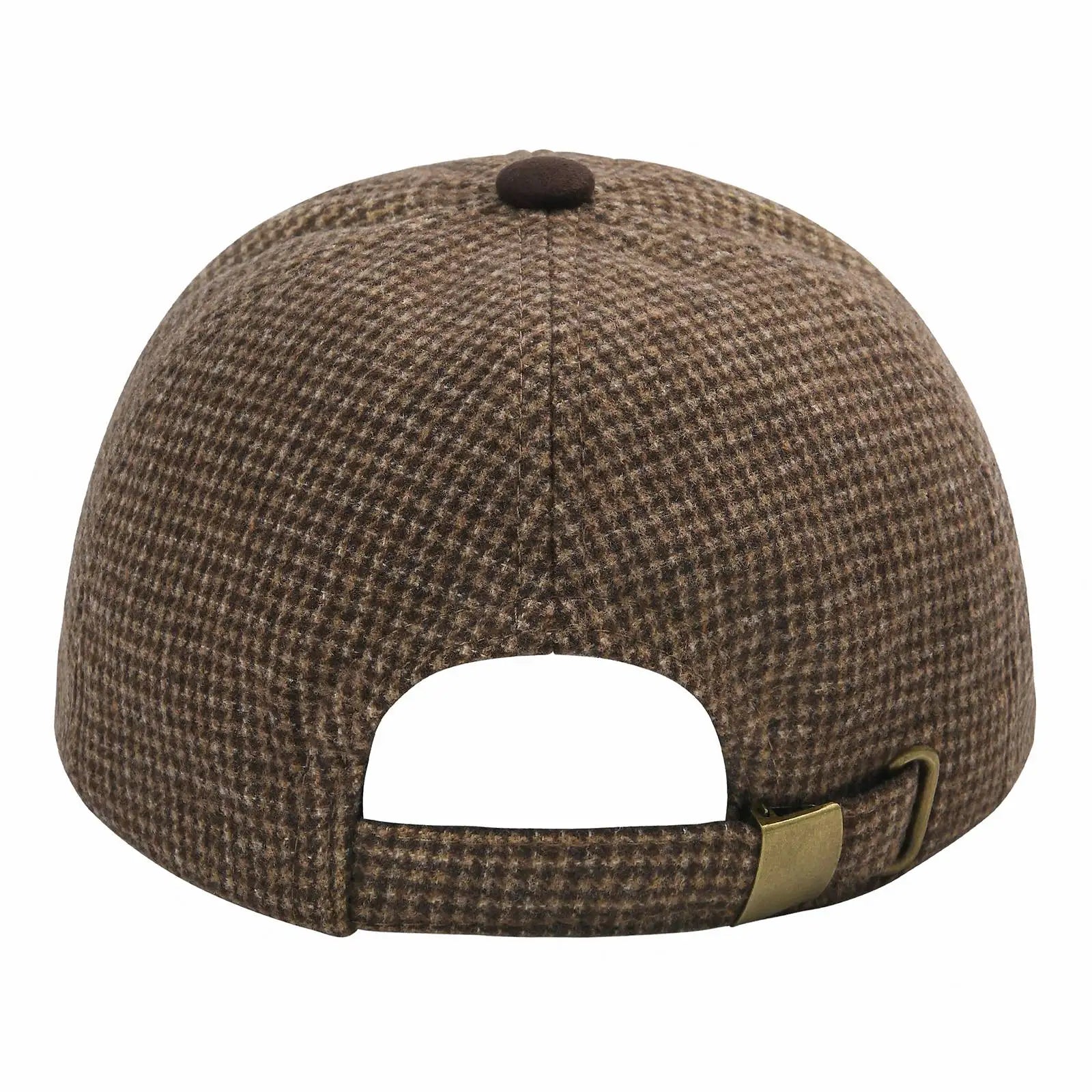 CowLost | botvela-mens-wool-tweed-baseball-cap-casual-style-soft-adjustable-unstructured-hat |11
