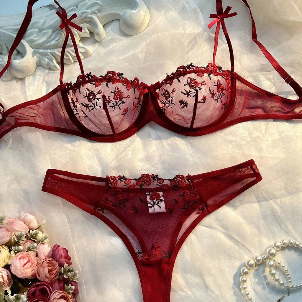 CowLost | sexy-lingerie-romantic-fancy-eroticÑƒ-set-woman-2-pieces-transparent |1