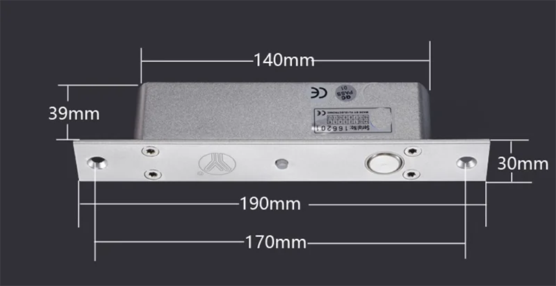 CowLost | screws-product_id-12v-electric-drop-bolt-lock-fail-safe-nc-for-building-access-control-system |4