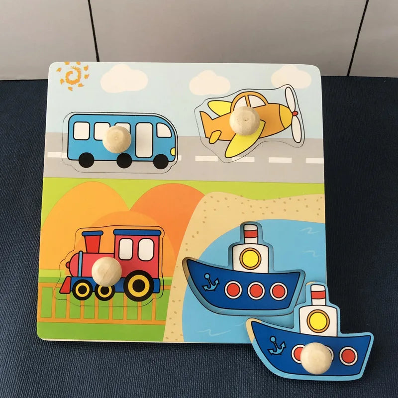 CowLost | fencing-barriers-montessori-baby-wooden-puzzles-1-3-years-educational-toys |2