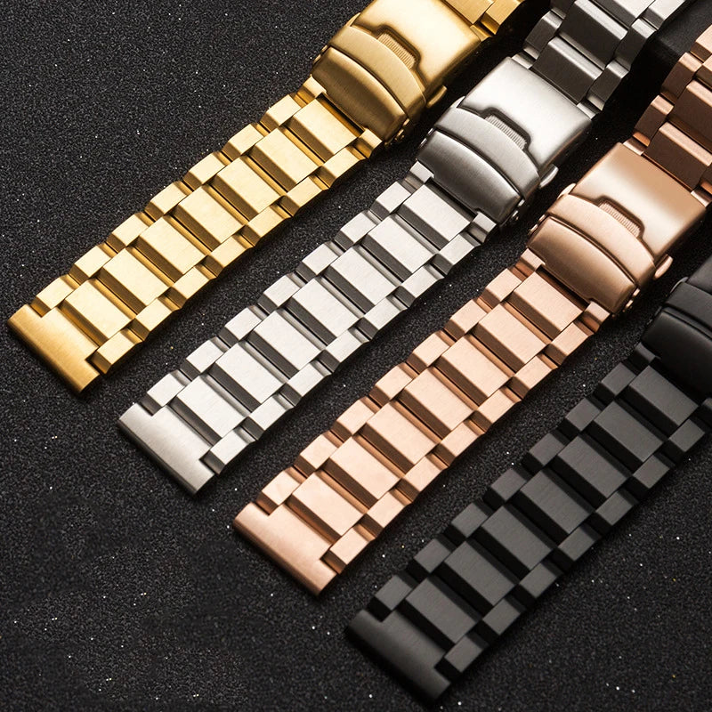 CowLost | bracelets-product_id-luxury-stainless-steel-watchband-with-solid-buckle-for-seiko-and-rolex-18-24mm-universal-strap |10
