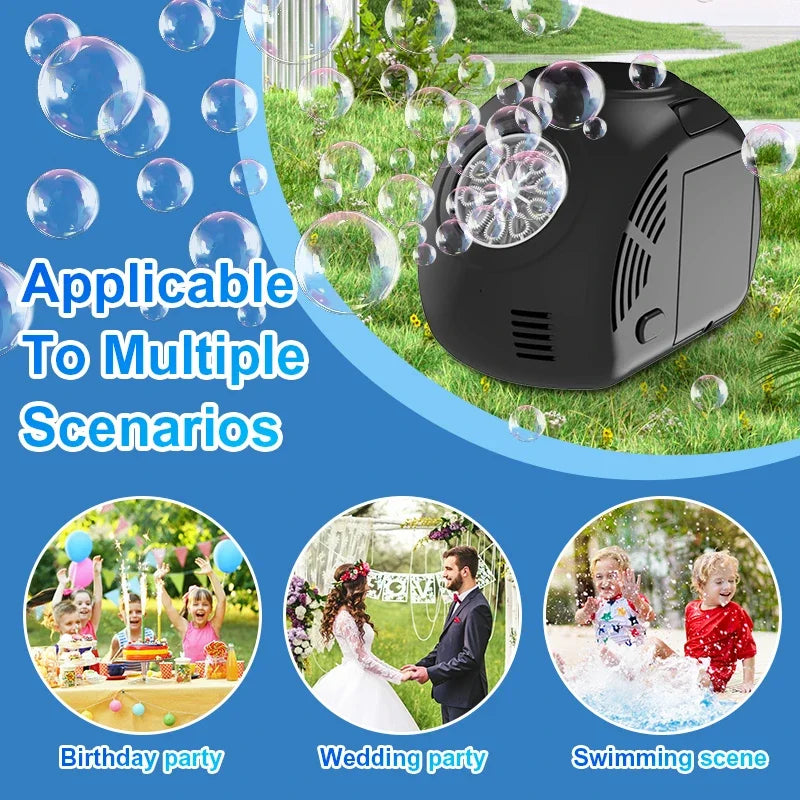 CowLost | product_id-portable-bubble-machine-toy-for-kids-outdoor-entertainment-wedding-birthday-gift-no-battery-needed |3