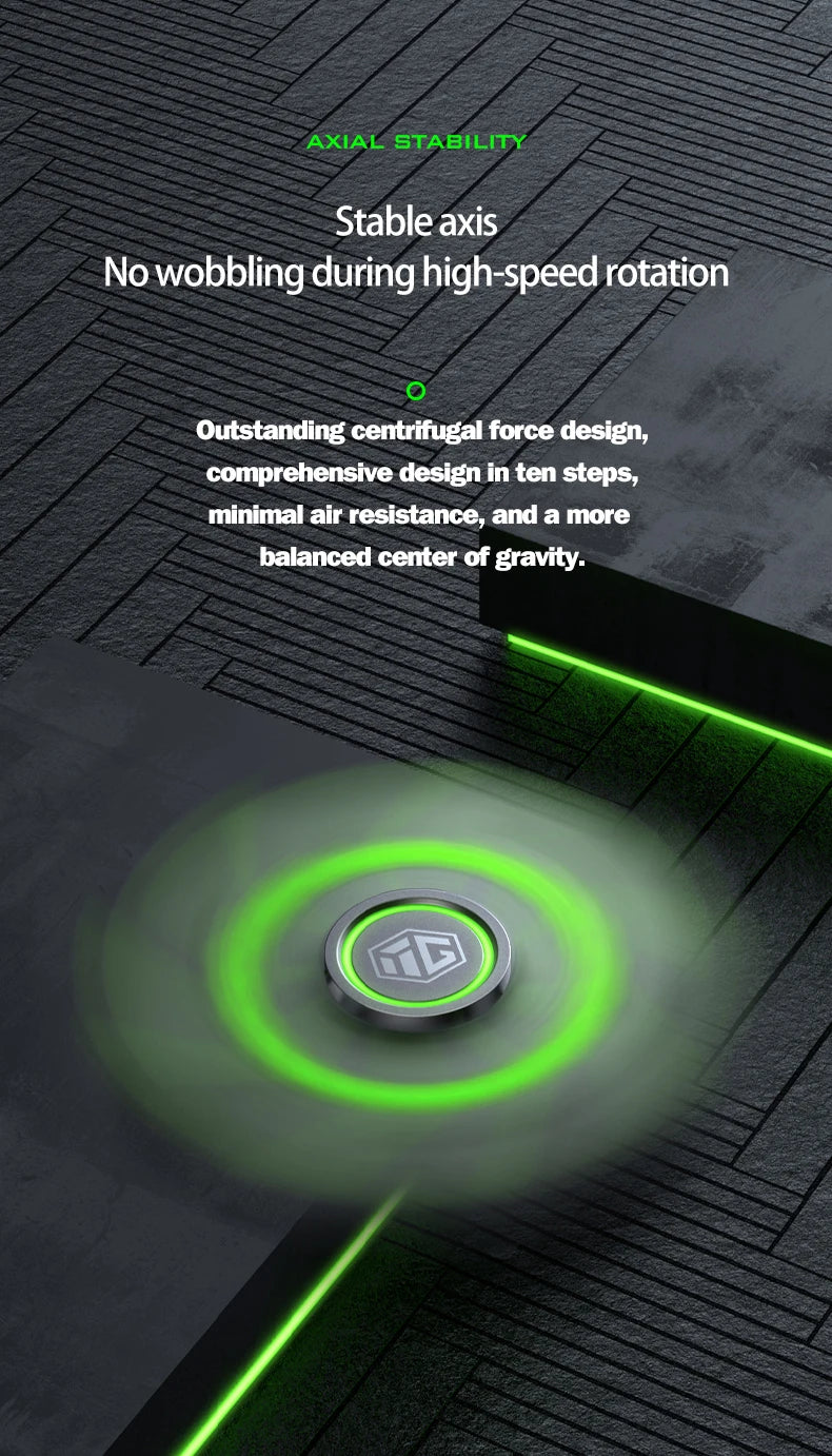 CowLost | user-stress-anxiety-adhd-relief-figets-toy-fidget-spinner-metal-alloy-gyro-luminous-hand-stress-relief-toy-boy-adults-gifts |12