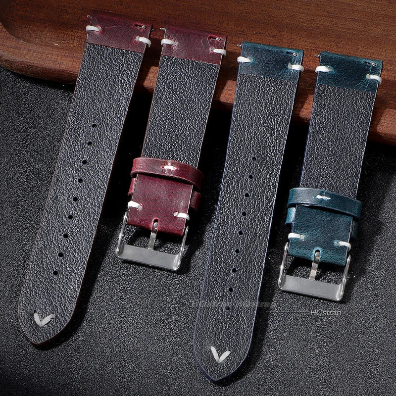 CowLost | watch-bands-product_id-handmade-genuine-leather-quick-release-watchbands-18mm-20mm-22mm-retro-calfskin-strap |5
