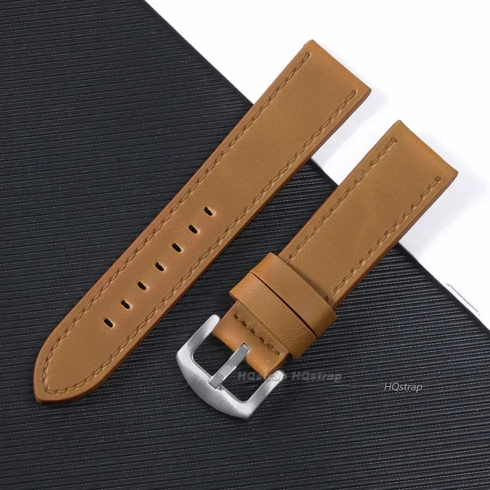 CowLost | product_id-hqstrap-genuine-leather-vintage-matte-watchband-18-24mm-for-men-women |16