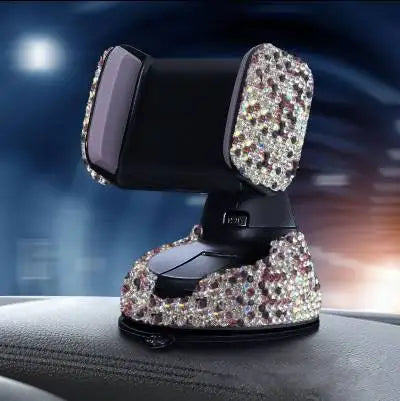 CowLost | product_id-diamond-crystal-car-air-vent-phone-holder-clip-stand-bracket-interior-accessory |30