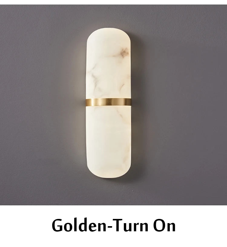 CowLost | product_id-semicylinder-12w-led-marble-effect-wall-sconce-for-living-dining-bathroom-hallway |11