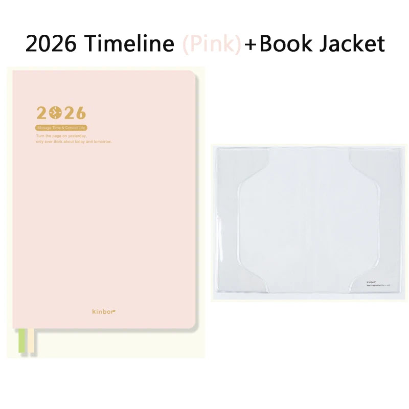 CowLost | product_id-2026-kinbor-a5-timeline-planner-notepad-52g-bachuan-paper-weekly-2-page-schedule-minimalist-design |23