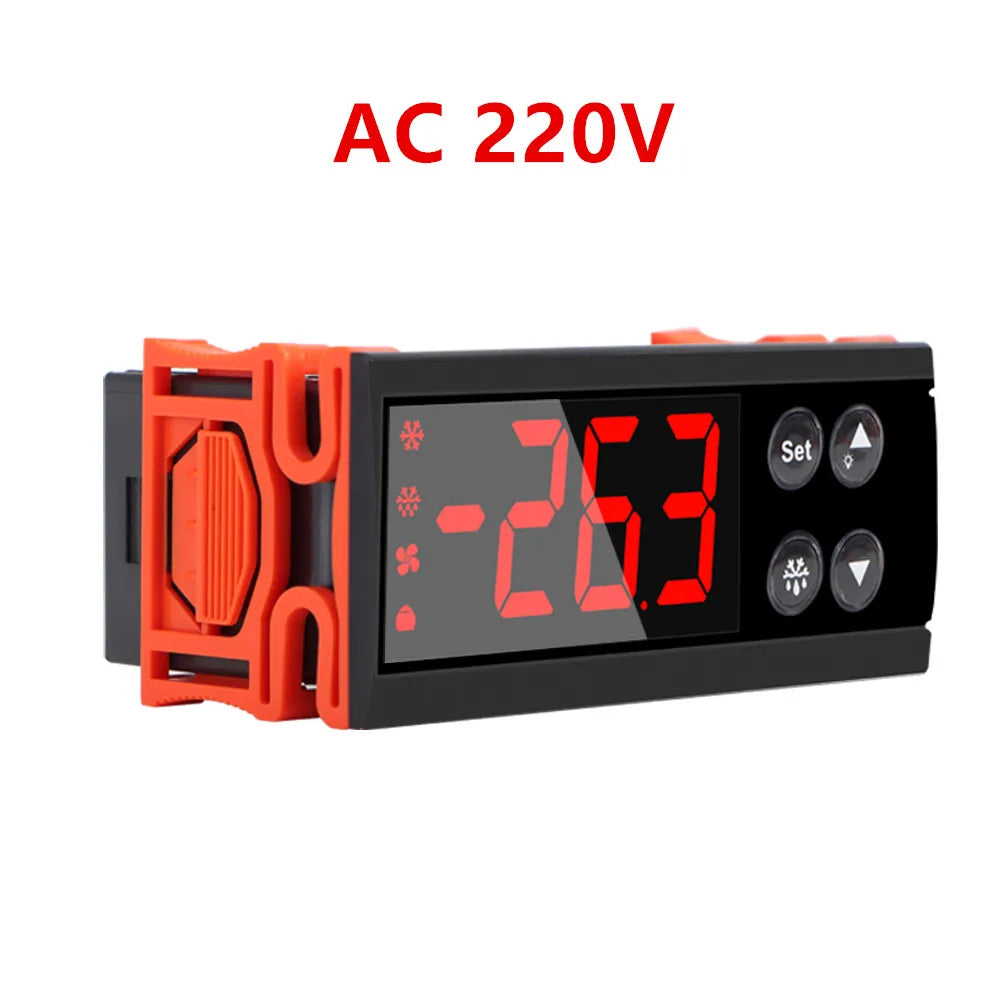 Digital Temperature Controller Thermostat AC 110V/220V DC 12-24V Relay LED Heating Cooling Thermoregulator