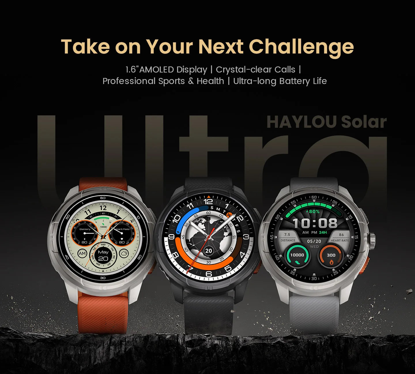 CowLost | haylou-solar-ultra-gps-smartwatch-1-6-amoled-display |7