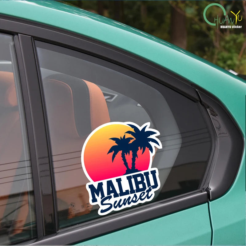 CowLost | personality-malibu-sunset-car-sticker-decal-pvc |6