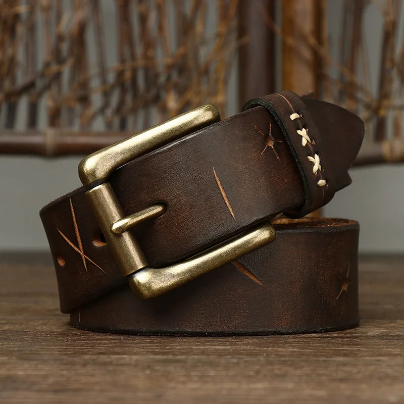 CowLost | 3-8cm-men-high-quality-genuine-leather-belt |13