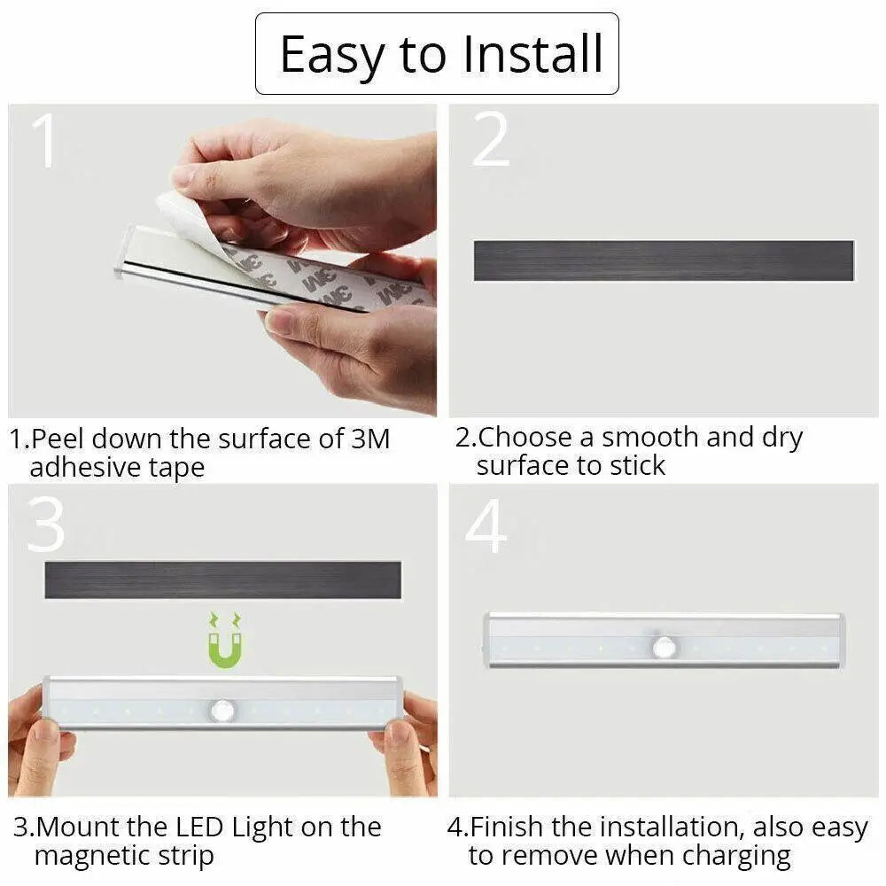 CowLost | night-lights-ambient-lighting-product_id-wireless-motion-sensor-led-night-light-rechargeable-pir-cabinet-closet-lamp |7