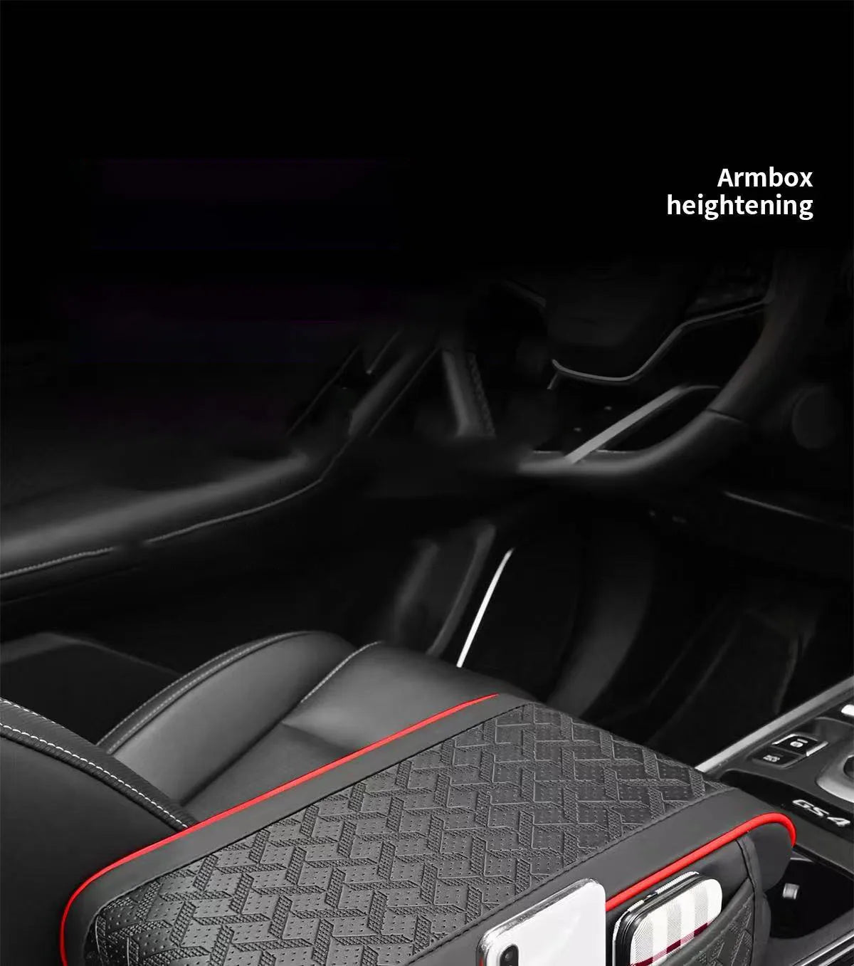 CowLost | product_id-universal-car-armrest-box-height-pad-with-leather-memory-foam-cushion-and-storage |7