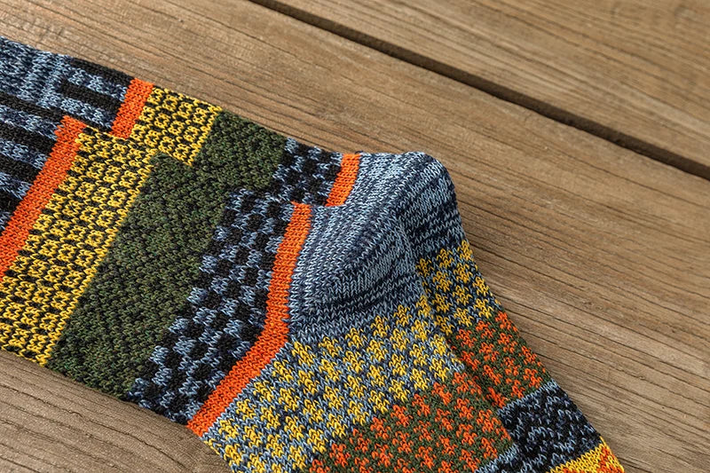 CowLost | sporting-goods-5-pairs-winter-vintage-thick-warm-socks |23