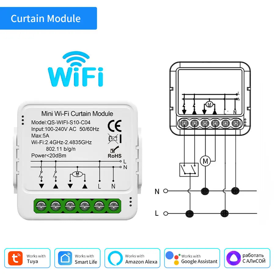 CowLost | product_id-tuya-wifi-zigbee-smart-curtain-switch-module-for-roller-blinds-with-alexa-google-home-control |14