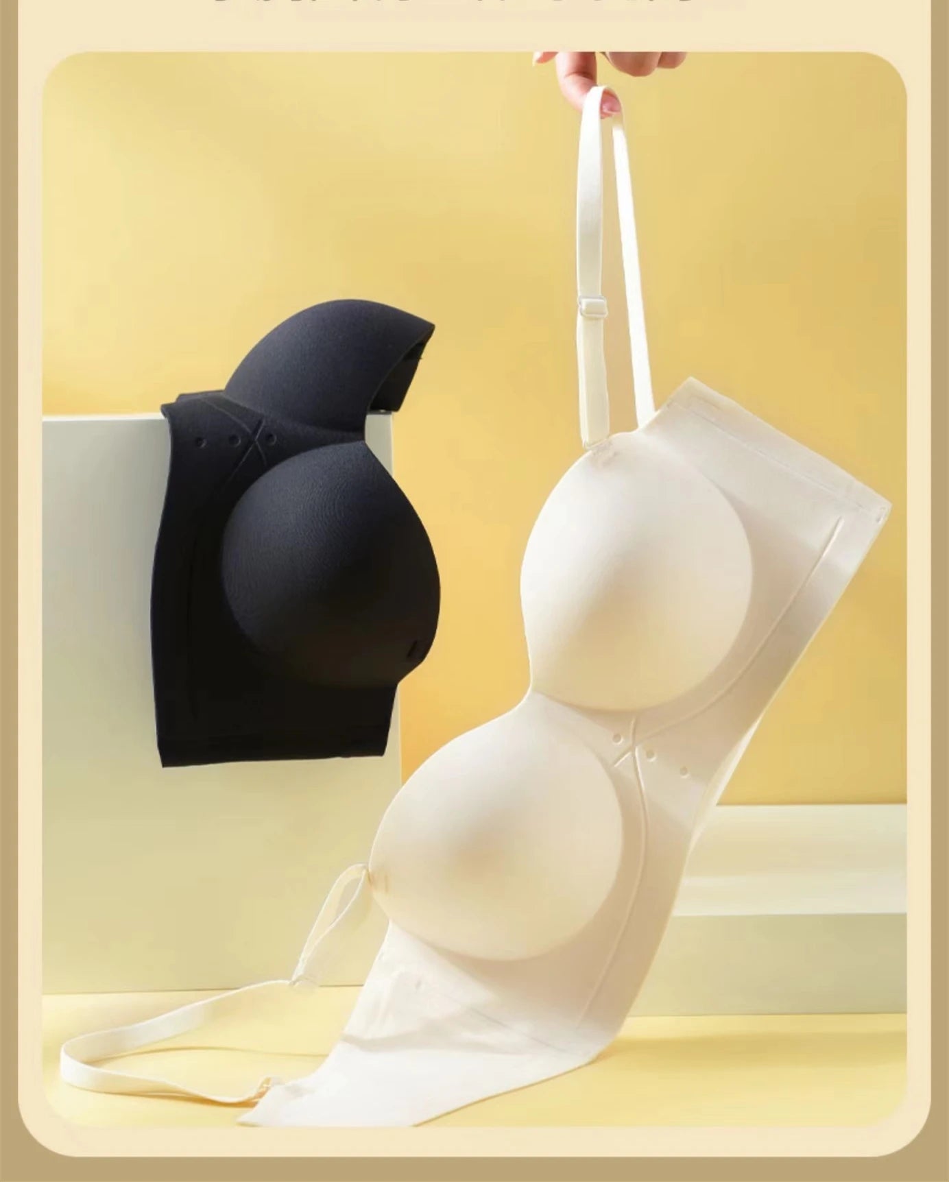 CowLost | product_id-strapless-wireless-push-up-bra-with-beautiful-back-comfortable-breathable-womens-underwear |6