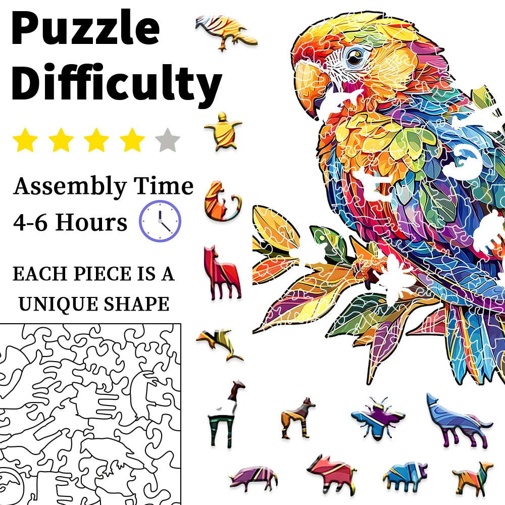 CowLost | fun-parrot-interactive-puzzle-family-friendly-educational-game-creative-learning-toy-ideal-gift-for-birthdays-holidays |4
