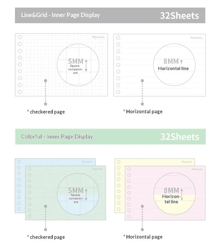 CowLost | product_id-planwith-b7-softcover-loose-leaf-notebook-refillable-pocket-binder-for-homework-journal-and-mistake-correction |11