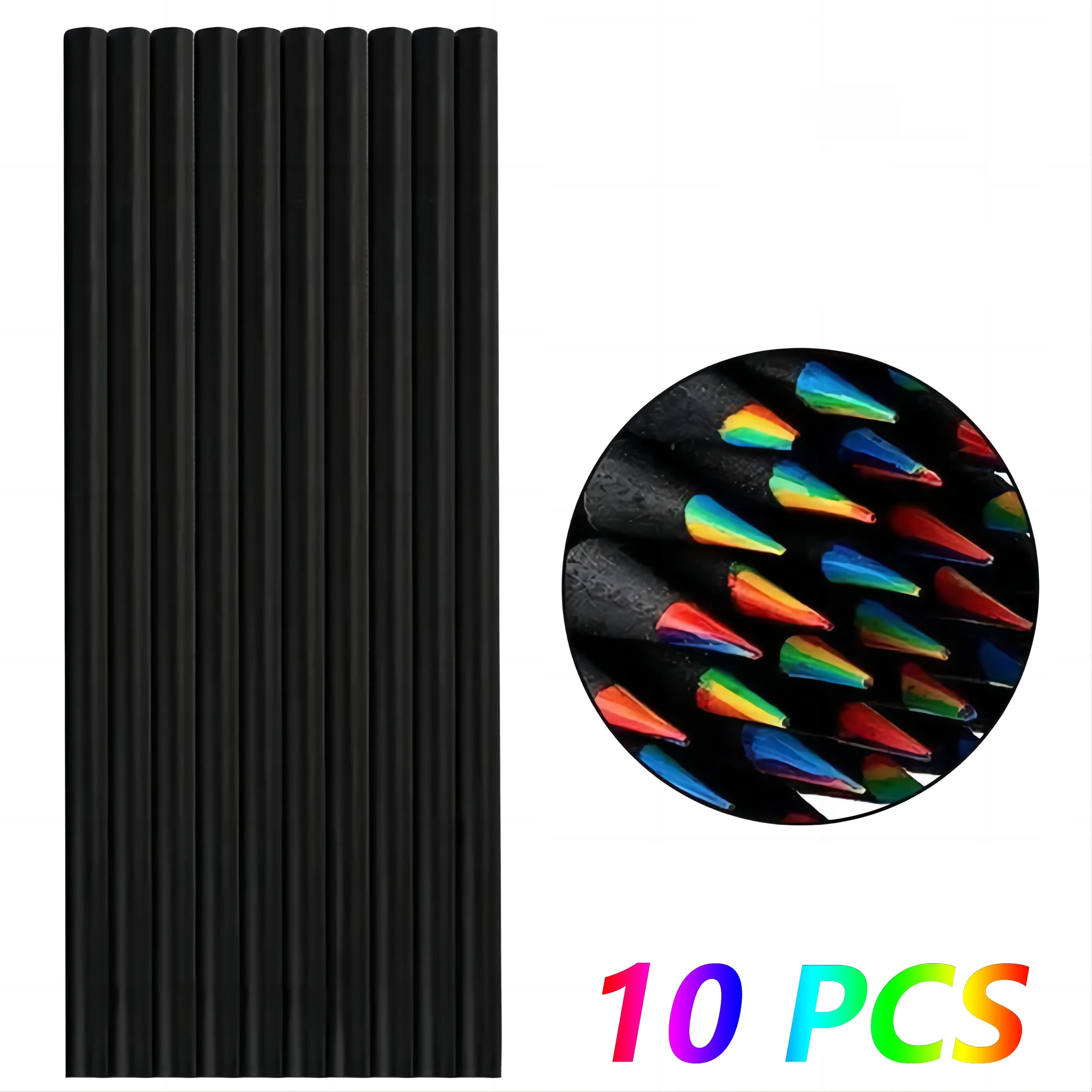 CowLost | rainbow-color-pencils-for-kids-concentric-gradient-crayons |18