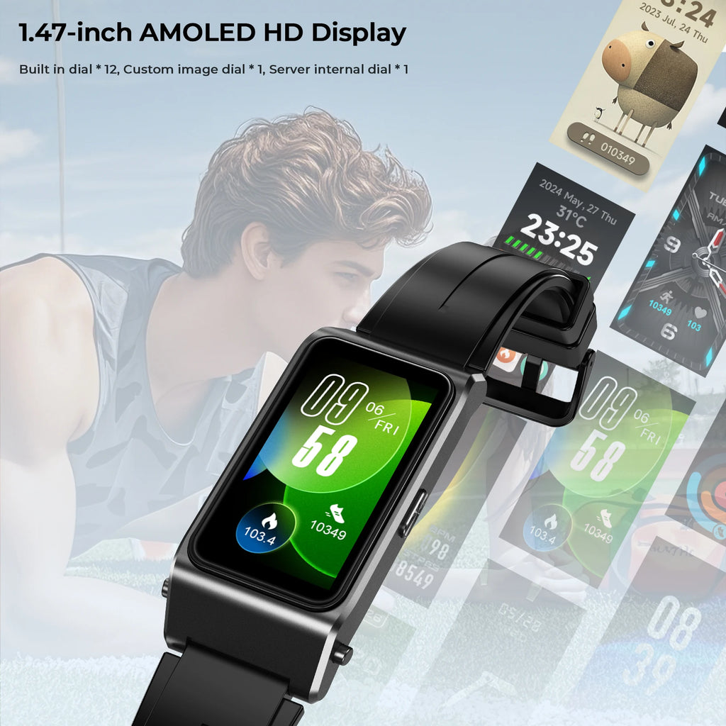 CowLost | oukitel-bt11-smartwatch-bluetooth-headset-2-in-1 |5