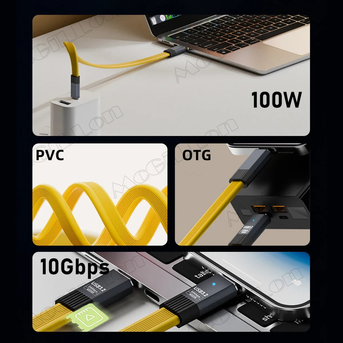 CowLost | product_id-pd-100w-usb-c-to-usb-c-cable-3-2-gen2-20gbps-8k-60hz-for-pc-macbook-ipad-iphone-15-pro-max |14
