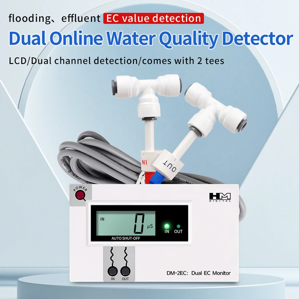Digital Dual TDS/EC Water Quality Tester Pen for Tap and Fish Tank