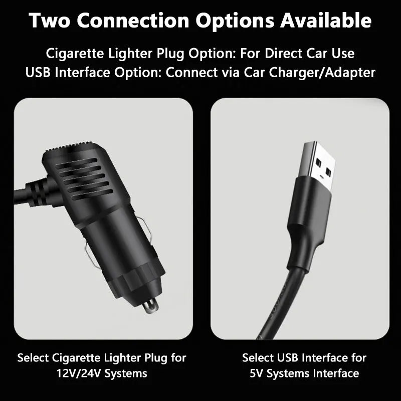 CowLost | product_id-dual-head-3-speed-adjustable-12v-24v-5v-portable-rotating-car-cooling-fan-for-suv-truck |15