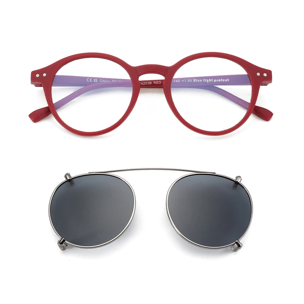 CowLost | zenottic-fashion-retro-clip-on-sunglasses |45