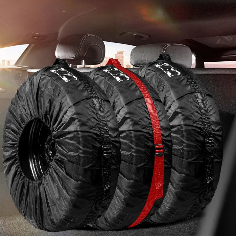 CowLost | vehicle-parts-accessories-universal-tire-cover-storage-bag-for-car-wheels-1pc |3