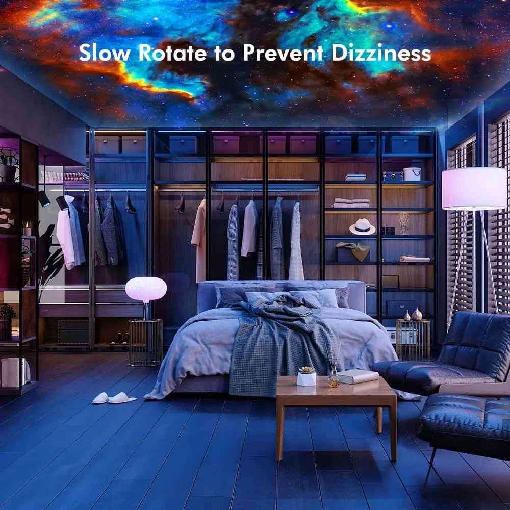 Mexllex HD Starry Sky Globe LED Galaxy Projection Night Light for Bedroom Party Gift