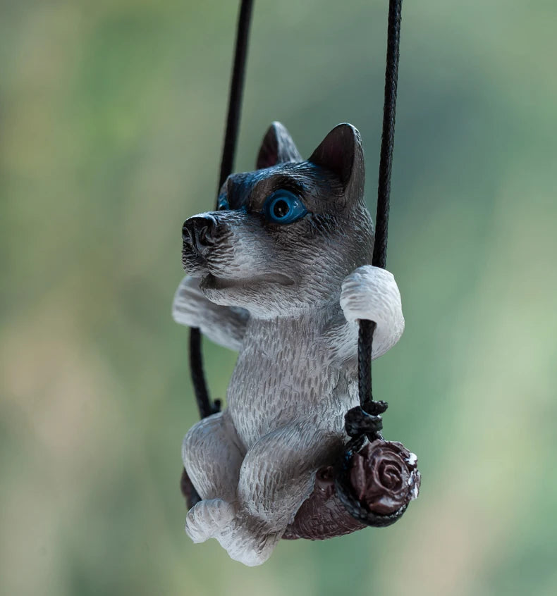 CowLost | product_id-resin-husky-dog-rearview-mirror-pendant-car-decoration-gift |11