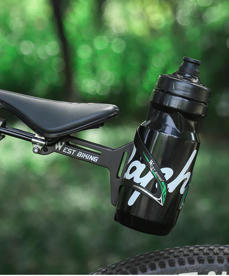 CowLost | west-biking-water-bottle-cage-extension-bracket-bike-saddle-rear-bottle-cage-adapter-seatpost-universal-bicycle-bottle-holder |23