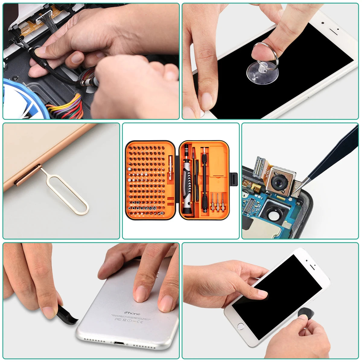 ORIA 130-in-1 Precision Magnetic Screwdriver Set for Phone & PC Repair