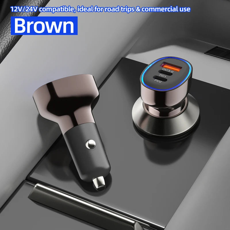CowLost | product_id-120w-fast-car-charger-2-in-1-usb-c-30w-ac-30w-quick-charge-3-0-dual-port-12v-24v-for-iphone-samsung-android |2