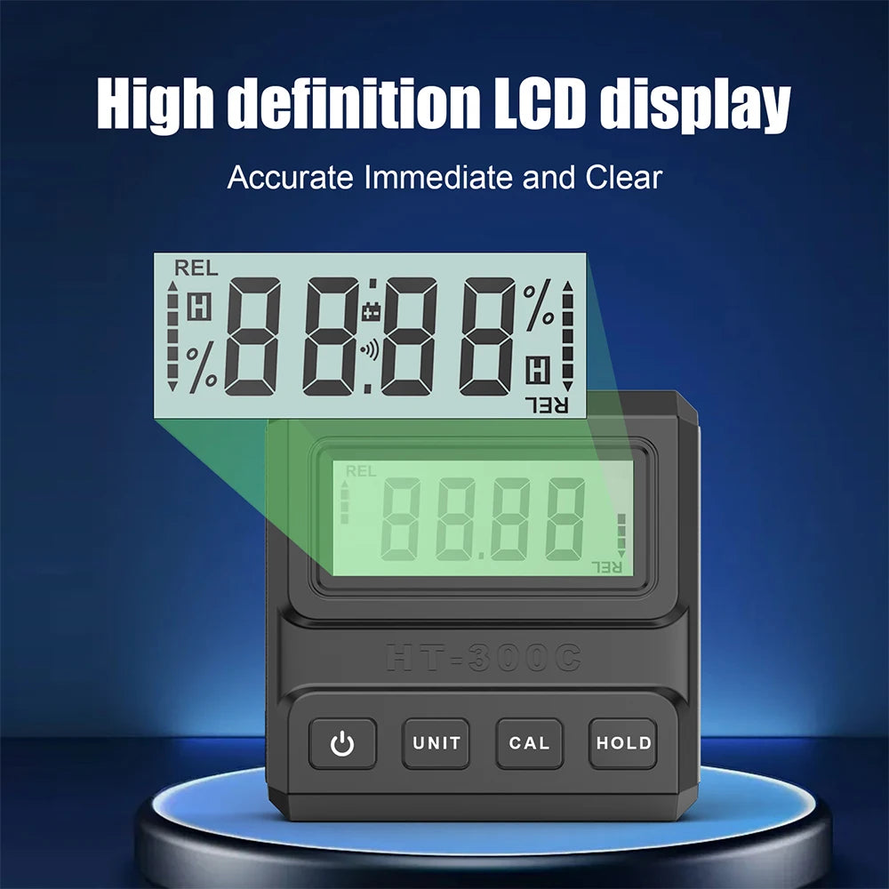 Mini Digital Protractor 90° Inclinometer LCD Angle Gauge with Magnet for Woodworking & Home Use